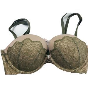 VICTORIA SECRET VERY SEXY 34D PUSH-UP BRA GREEN